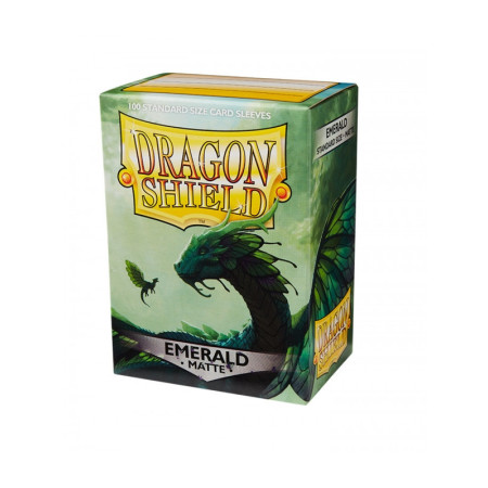 Fundas Standard Matte Verde Esmeralda (100 Fundas) Dragon Shield
