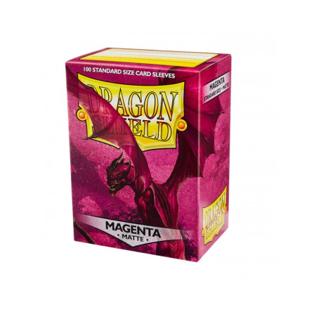 Fundas Standard Matte Magenta (100 Fundas) Dragon Shield