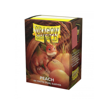 Fundas Standard Dual Matte Peach'Piip (100 Fundas) Dragon Shield