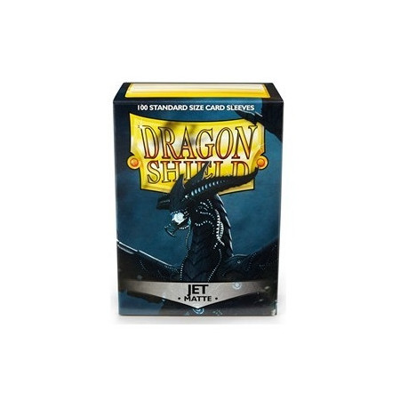 Fundas Standard Matte Negro Jet (100 Fundas) Dragon Shield